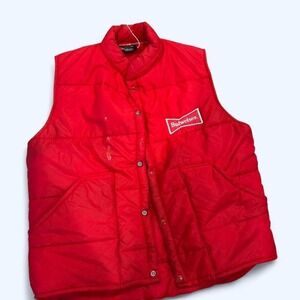 Vintage Budweiser Puffy Vest